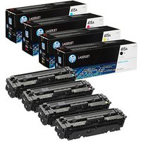 HP 415A (W2030A/W2031A/W2033A/W2032A) schwarz, cyan, magenta, gelb Tonerkartuschen, 4er-Set von HP