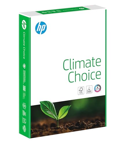 HP Climate Choice CHP141 Kopierpapier, 80g/m², A4, weiß - 1 Karton, 5 Pakete, 2.500 Blatt von HP