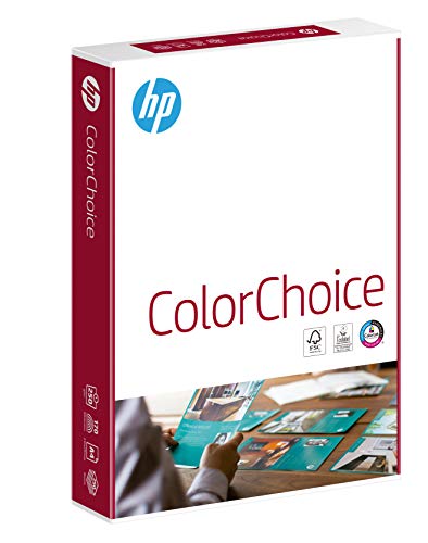 HP Color-Choice Farblaserpapier, Druckerpapier CHP756 – 250 g, DIN-A4, 250 Blatt, extraglatt, hochweiß – Für brillante Farben von HP