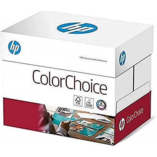 HP ColorChoice Farblaserpapier ungestrichen , 250g/m², A4, Karton zu 4 X 250 Blatt, CHP756 von HP