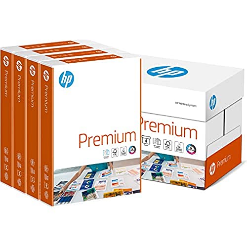 HP Druckerpapier Premium CHP 854: 100g, A4, 2.000 Blatt (4x500), extraglatt, weiß - intensive Farben, scharfes Schriftbild von Hewlett-Packard