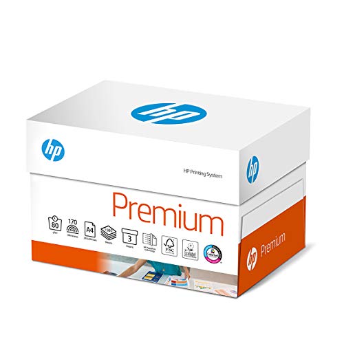 HP Druckerpapier Premium CHP850 TrioBox: 80g, A4, 1500 Blatt (3x500),extraglatt, weiß - intensive Farben, scharfes Schriftbild von HP