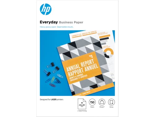 HP Everyday Business Laser-Papier (A4, 150 Blatt, glänzend, 120 g/m²) von HP
