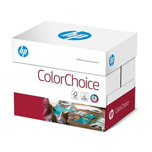 HP Farblaserpapier, Druckerpapier Colorchoice CHP 762 - 120 g, DIN-A3, 1500 Blatt (6x250), weiß von HP