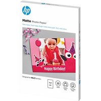 HP Fotopapier 7HF70A 10,0 x 15,0 cm matt 180 g/qm 25 Blatt von HP