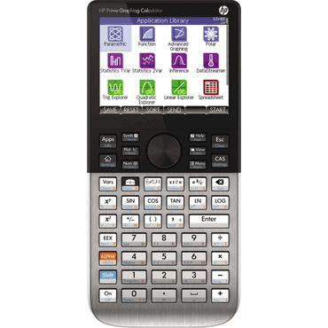 HP Grafikrechner HP Prime schwarz-silber, farbiges Display von HP
