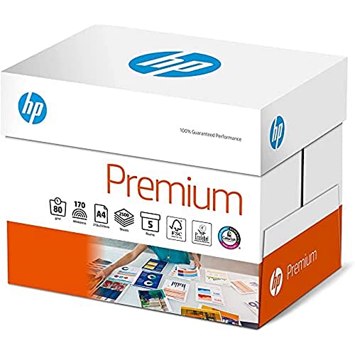 HP Kopierpapier Premium CHP 850: 80g, A4, 5x500 Blatt,extraglatt, weiß - intensive Farben, scharfes Schriftbild von HP Papers