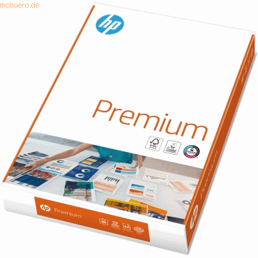 HP Kopierpapier Premium CHP 852 A4 90g/qm weiß VE=500 Blatt HP Kopierpapier Premium CHP 852 A4 90g/qm weiß VE=500 Blatt von HP