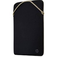 HP Laptophülle Protective Reversible Kunstfaser schwarz/gold bis 39,6 cm (15,6 Zoll) von HP