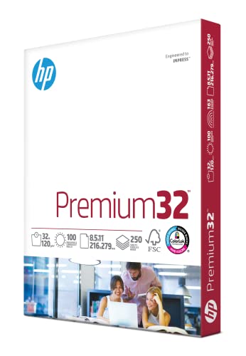 HP Papier, Premium Choice LaserJet, 32lb, 8,5 x 11, Buchstabe, 100 hell, hergestellt in den USA 250 Sheets weiß HP Papier, Premium Choice LaserJet, 32lb, 8,5 x 11, Buchstabe, 100 hell, hergestellt in den USA 250 Sheets weiß von HP