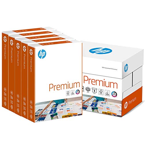 HP Premium Druckerpapier CHP 852 - 90 g, DIN-A4, 2.500 Blatt (5x500), weiß, Extraglatt von HP