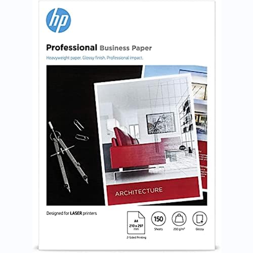 HP Professional Business Laser-Papier (A4, 150 Blatt, glänzend, 200 g/m²) HP Professional Business Laser-Papier (A4, 150 Blatt, glänzend, 200 g/m²) von HP