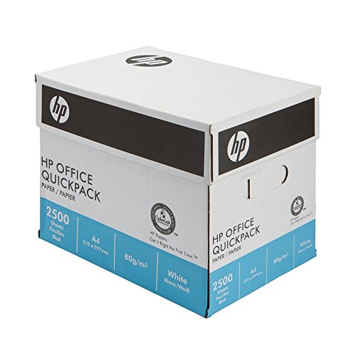 Hewlett Packard Büropapier A4 80 g/m² nicht geriest 1 Karton mit 2500 Blatt weiß Hewlett Packard Büropapier A4 80 g/m² nicht geriest 1 Karton mit 2500 Blatt weiß von Hewlett Packard