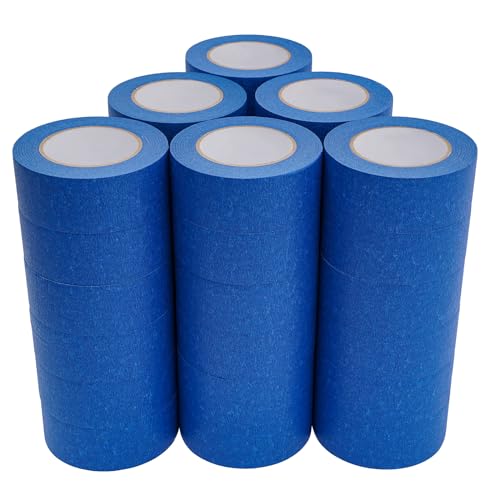 HPDTZ Malerband 36 Rollen 55 m x 4.8 cm, Blaues Klebeband als Kreppband und Abdeckband, Malerkrepp für Malerarbeiten, Starkes Abklebeband für Scharfe Farbkanten HPDTZ Malerband 36 Rollen 55 m x 4.8 cm, Blaues Klebeband als Kreppband und Abdeckband, Malerkrepp für Malerarbeiten, Starkes Abklebeband für Scharfe Farbkanten von HPDTZ