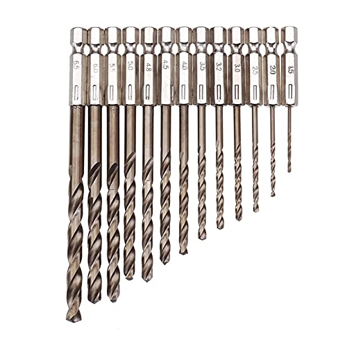 HPGHZNYNMK 13 stücke 1,5-6.5mm M35 Kobaltbohrer HSS- CO Twist Bohrer Set 1/4 Zoll Sex Shank Bohrer HPGHZNYNMK 13 stücke 1,5-6.5mm M35 Kobaltbohrer HSS- CO Twist Bohrer Set 1/4 Zoll Sex Shank Bohrer von HPGHZNYNMK