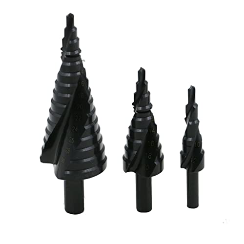 HPGHZNYNMK 3 stücke 4-32mm HSS. Kobaltschritt Bohrer Set Stickstoff High Speed Steel Spirale for Metallkegel Dreieck Schaft Lochschneider Bohrer HPGHZNYNMK 3 stücke 4-32mm HSS. Kobaltschritt Bohrer Set Stickstoff High Speed Steel Spirale for Metallkegel Dreieck Schaft Lochschneider Bohrer von HPGHZNYNMK