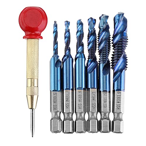 HPGHZNYNMK 7 stücke m3-m1 0 Kombinationsbohrarmarmatur Set Hs. S Blue NA. Mi debur. R vergrabener Kopfschrank und automatischer Mitte-Pin-Punch Bohrer HPGHZNYNMK 7 stücke m3-m1 0 Kombinationsbohrarmarmatur Set Hs. S Blue NA. Mi debur. R vergrabener Kopfschrank und automatischer Mitte-Pin-Punch Bohrer von HPGHZNYNMK