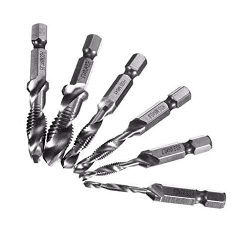 HPGHZNYNMK M3-M10 6pcs / Set Hochgeschwindigkeits-Stahl-Kombinationsbohrerkaps-Bitzähler-Hex-Schaft Freies Verschiffen Bohrer HPGHZNYNMK M3-M10 6pcs / Set Hochgeschwindigkeits-Stahl-Kombinationsbohrerkaps-Bitzähler-Hex-Schaft Freies Verschiffen Bohrer von HPGHZNYNMK