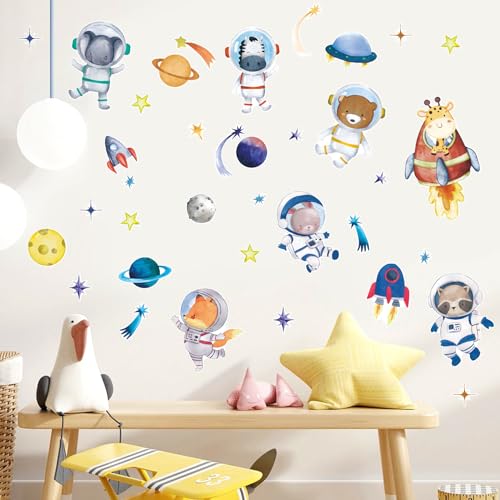 HPNIUBTier Astronaut Wandtattoo Kinderzimmer Junge Mädchen Deko Flugzeug Wandaufkleber Babyzimmer Wandaufkleber Wandaufkleber mit Flugzeugen und Tieren Wanddekoration für Kinderzimmer und Spielzimmer HPNIUBTier Astronaut Wandtattoo Kinderzimmer Junge Mädchen Deko Flugzeug Wandaufkleber Babyzimmer Wandaufkleber Wandaufkleber mit Flugzeugen und Tieren Wanddekoration für Kinderzimmer und Spielzimmer von HPNIUB