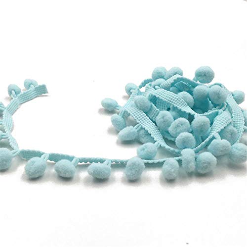 Haarball-Bordüre mit Quasten, Spitzenbordüre mit Quasten, Spitzenstoff mit Plüschkugeln, 12 mm breit, für Näharbeiten, Kleidung, Bettwäsche, Vorhänge, Tischdecke (#H Haarball-Bordüre mit Quasten, Spitzenbordüre mit Quasten, Spitzenstoff mit Plüschkugeln, 12 mm breit, für Näharbeiten, Kleidung, Bettwäsche, Vorhänge, Tischdecke (#H von HPOTQBFK