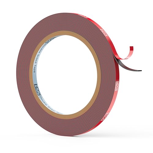 3M Doppelseitiges Klebeband, HPP Heavy Duty Montage-Klebeband, konvertiert von 3M VHB 5952, (0,6 cm x 4,6 m), Super starkes Schaumstoff-Klebeband für Außen und Innen von HPP
