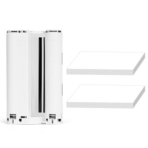HPRT Fotopapier, 54 Stück mit 1 Patrone, geeignet für CP41000/CP4000L Fotodrucker Zubehör HPRT Fotopapier, 54 Stück mit 1 Patrone, geeignet für CP41000/CP4000L Fotodrucker Zubehör von HPRT