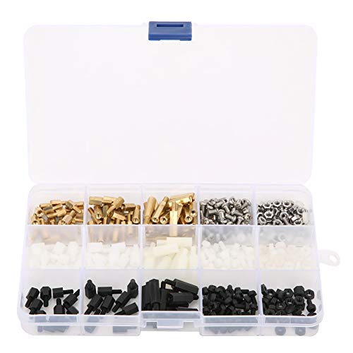 360pcs weiße schwarze Nylon -Hex -Abstandshaltermutter für elektronische Komponentenplatten Zahnräder 360pcs weiße schwarze Nylon -Hex -Abstandshaltermutter für elektronische Komponentenplatten Zahnräder von HPZIHUIT