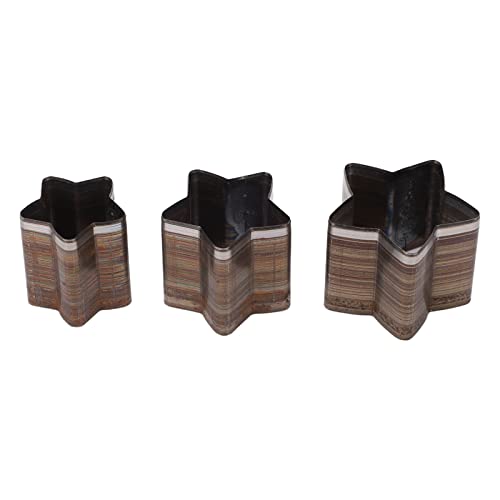 Lederschneidemittel -Set 5 speicherte Sternform Schnittwaage Legierung Stahl Stanzform für Gürtel und kleine Lederwaren von HPZIHUIT