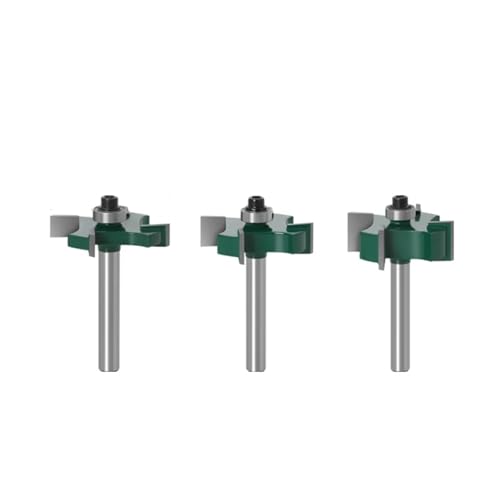 HQABCUTR 1PC 6mm 1/4 Zoll Schaft T-Typ Lager Holz Fräser Grade Rabbeting Bit von HQABCUTR