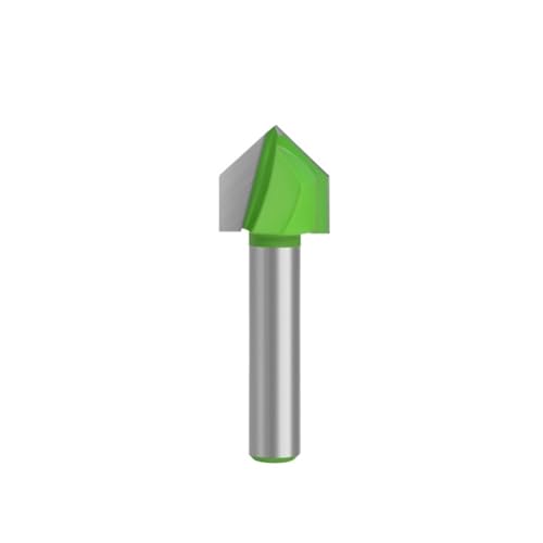 HQABCUTR 1pc 8mm Schaft 90 Grad V Typ Stoßen Cutter Bit Gravur Router Hartmetall Fräsen von HQABCUTR