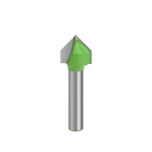 HQABCUTR 1pc 8mm Schaft 90 Grad V Typ Stoßen Cutter Bit Gravur Router Hartmetall Fräsen von HQABCUTR