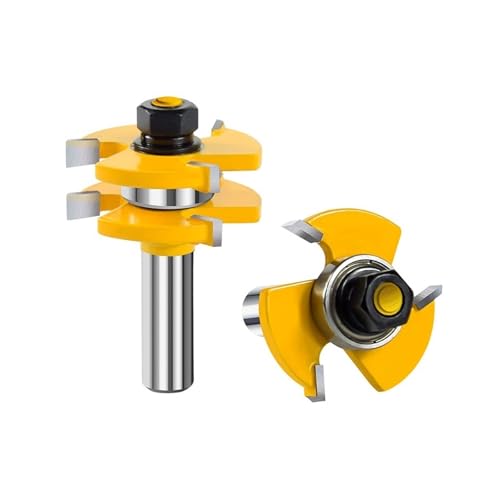 HQABCUTR 2 stücke 12,7mm 1/2 zoll Schaft Zunge Und Nut Router Bit Set Cutter for Holz Holz Schneiden Werkzeuge HQABCUTR 2 stücke 12,7mm 1/2 zoll Schaft Zunge Und Nut Router Bit Set Cutter for Holz Holz Schneiden Werkzeuge von HQABCUTR