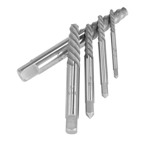 HQABCUTR 5 teile/satz Bohrer Gebrochene Bolzen Schraube Extractor Set Mit Metall Fall Zu Sammeln Die Werkzeuge von HQABCUTR