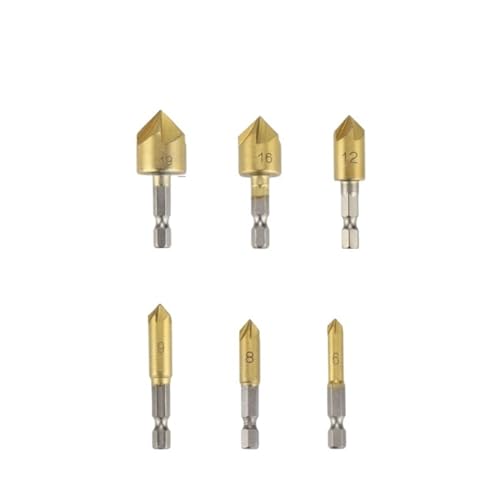 HQABCUTR 6mm-19mm Senker Bohrer Fase 90 ° Legierung Set for Metall Holz Loch Anfasen Mutter Schraube Eingebettet HQABCUTR 6mm-19mm Senker Bohrer Fase 90 ° Legierung Set for Metall Holz Loch Anfasen Mutter Schraube Eingebettet von HQABCUTR