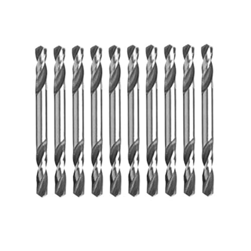 HQABCUTR Set mit 10 doppelseitigen Spiralbohrern aus Schnellarbeitsstahl, 3,2 mm, 3,5 mm, 4,2 mm, 5,0 mm und 5,2 mm HQABCUTR Set mit 10 doppelseitigen Spiralbohrern aus Schnellarbeitsstahl, 3,2 mm, 3,5 mm, 4,2 mm, 5,0 mm und 5,2 mm von HQABCUTR