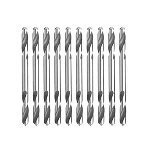 HQABCUTR Set mit 10 doppelseitigen Spiralbohrern aus Schnellarbeitsstahl, 3,2 mm, 3,5 mm, 4,2 mm, 5,0 mm und 5,2 mm HQABCUTR Set mit 10 doppelseitigen Spiralbohrern aus Schnellarbeitsstahl, 3,2 mm, 3,5 mm, 4,2 mm, 5,0 mm und 5,2 mm von HQABCUTR