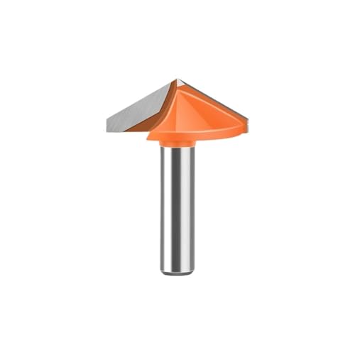 HQABCUTR V-Nut-Fräser-Set mit 8 mm Schaft, 60°–150° – Hartmetall-Gravur und Holzschnitzerei, 4-Winkel-Fräser von HQABCUTR