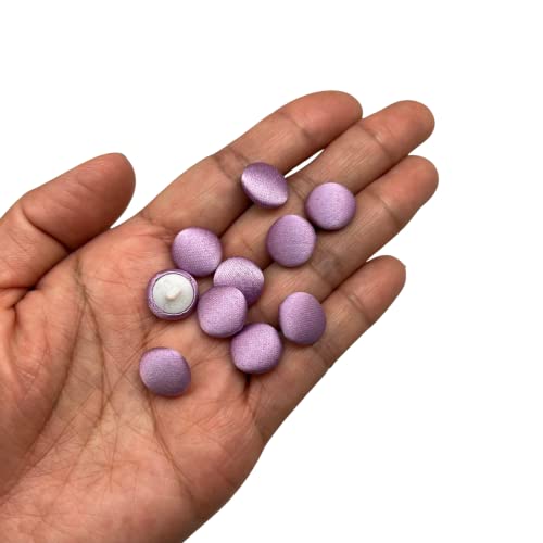 12,5 mm 20 Stück Knöpfe Bunte Farben Satin Stoff Knopf Knopf Hochzeit Kleid Zurück Handgemachte DIY Zubehör, Lila 12,5 mm 20 Stück Knöpfe Bunte Farben Satin Stoff Knopf Knopf Hochzeit Kleid Zurück Handgemachte DIY Zubehör, Lila von HR HongRun