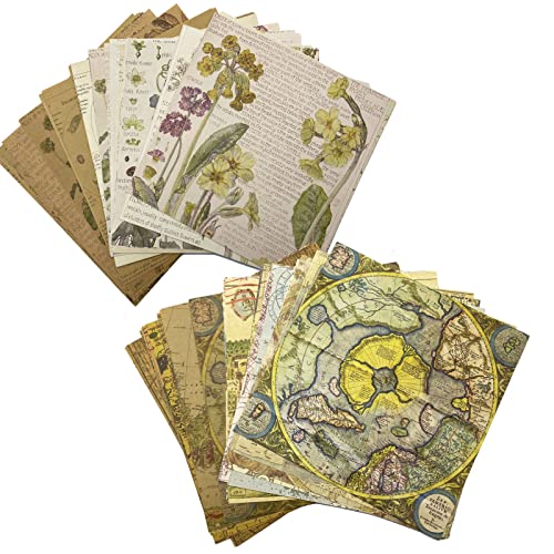 60 Stück Scrapbooking Dekopapier Vintage Journaling Scrapbooking Zubehör Bastelsets Junk Journal Seiten Retro Craft Dekopapier für Album Tagebuch Scrapbook DIY, Typ 4 60 Stück Scrapbooking Dekopapier Vintage Journaling Scrapbooking Zubehör Bastelsets Junk Journal Seiten Retro Craft Dekopapier für Album Tagebuch Scrapbook DIY, Typ 4 von HRASY