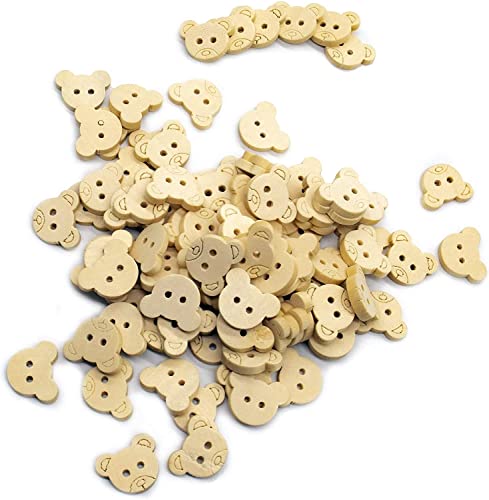 Bärenknöpfe,100 Holzknöpfe Babyknöpfe Zum Stricken Originelle Knöpfe Für Babykleidung Kinder Strickjacken Basteln Holzknöpfe Zum Nähen Basteln Dekorationen Usw Bärenknöpfe,100 Holzknöpfe Babyknöpfe Zum Stricken Originelle Knöpfe Für Babykleidung Kinder Strickjacken Basteln Holzknöpfe Zum Nähen Basteln Dekorationen Usw von HREDZEO