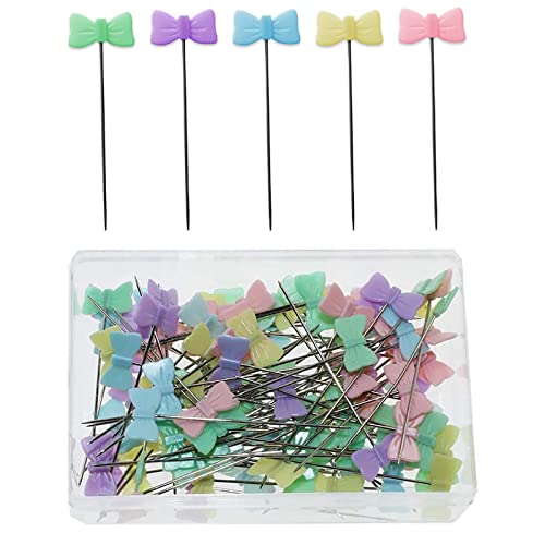 Stecknadeln,100 Pcs Bow tTies Flower Head Pins Mehrfarbige StecknadelnDressmaking Pins Quilten Pins dekorative Pins mit Aufbewahrungsbox für DIY Handwerk Schneiderin Schmuck Dekoration Stecknadeln,100 Pcs Bow tTies Flower Head Pins Mehrfarbige StecknadelnDressmaking Pins Quilten Pins dekorative Pins mit Aufbewahrungsbox für DIY Handwerk Schneiderin Schmuck Dekoration von HREDZEO