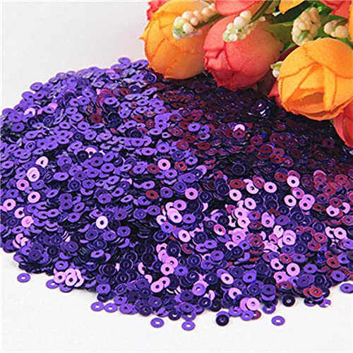 Pailletten 3mm 4mm 5mm 6mm Flach Rund PVC Lose Pailletten Pailletten Nähen Handwerk für Hochzeitsdeko Kleidungsstück DIY Zubehör Lentejuelas-lila,4mm 2000pcs 10g Pailletten 3mm 4mm 5mm 6mm Flach Rund PVC Lose Pailletten Pailletten Nähen Handwerk für Hochzeitsdeko Kleidungsstück DIY Zubehör Lentejuelas-lila,4mm 2000pcs 10g von HRTDOFFE