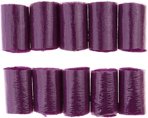 10 Stück vorgeschnittenes Hakenteppichgarn, DIY-Wolle, Häkelwolle, Bastelgarn, handgeknüpftes Teppichgarn, für gewebte Teppichkissen, Bastelarbeiten (lila) von HRTLSS