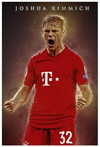 5D Diamant Painting Set FüR Erwachsene Und Kinder Der legendäre Fußballspieler Joshua Kimmich DIY Diamond Painting Kristall Strass Diamant Stickerei GemäLde 11.8"x15.7"(30x40cm) Kein Rahmen von HRTNS