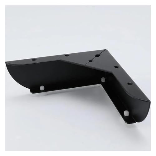 HRTUFN MIUYTRN 4 Stück schwere tragende Möbelbeine, Metallschrank, dreizackige Füße, dreieckige Sofabeine, DIY-Möbel-Hardware-Beine cuicui(Black) von HRTUFN