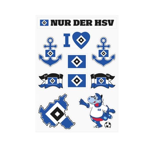 Hamburger SV HSV Aufkleber Sticker Set 10-teilig; schöne unterschiedliche Motive Hamburger SV HSV Aufkleber Sticker Set 10-teilig; schöne unterschiedliche Motive von HS V