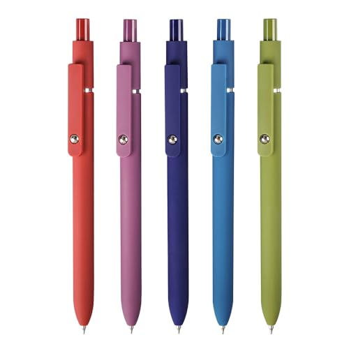 HSAJS 5 Pack Gelschreiber 0.5 mm Einziehbare Gel SchreibwarenTintenstifte Feine Spitze Glatte Schreibstifte Rollerball Stifte Kugelschreiber Schwarz für Tagebuch Notizen HSAJS 5 Pack Gelschreiber 0.5 mm Einziehbare Gel SchreibwarenTintenstifte Feine Spitze Glatte Schreibstifte Rollerball Stifte Kugelschreiber Schwarz für Tagebuch Notizen von HSAJS