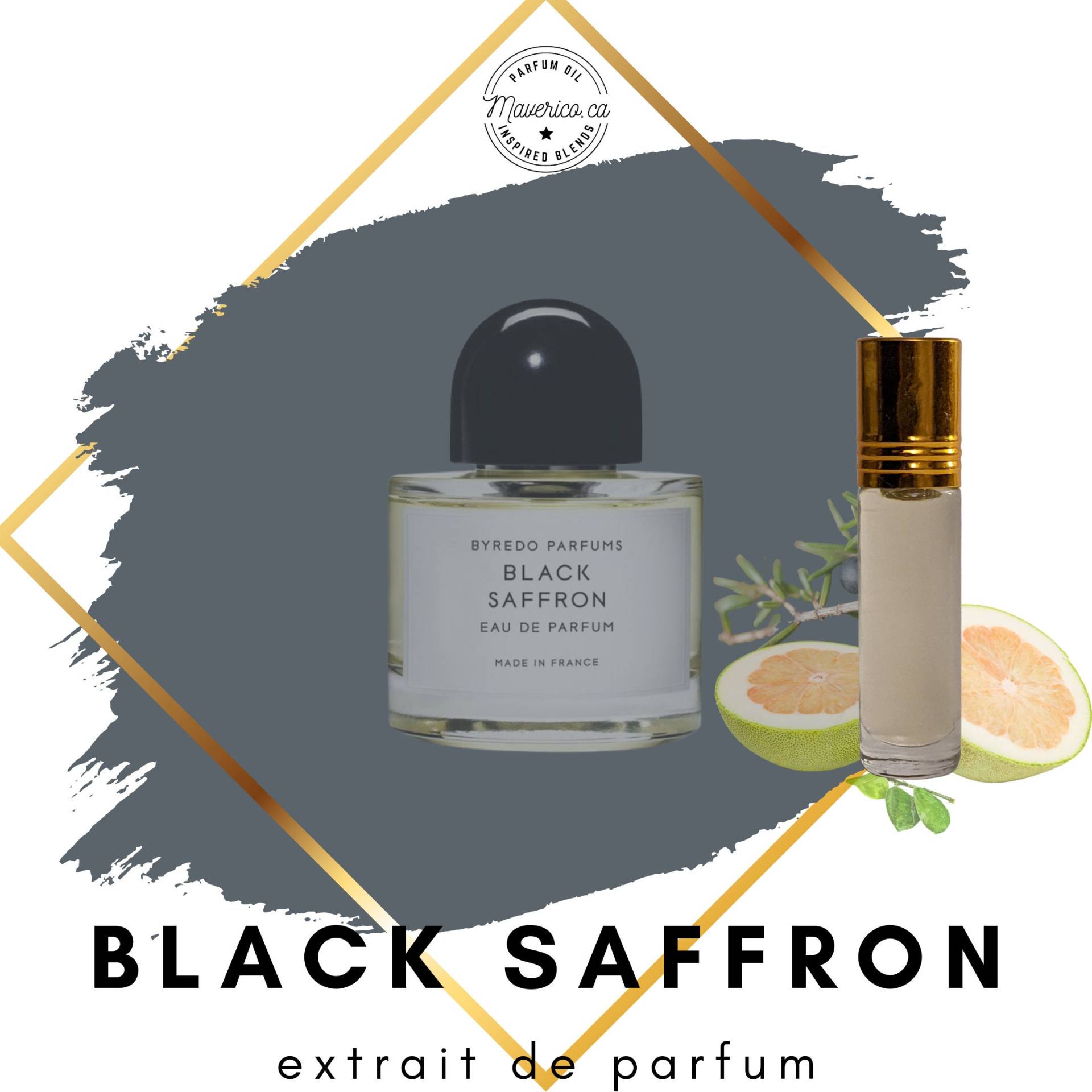 Impression Von Black Saffron Parfümöl - Alkoholfreies Attaröl in Verschiedenen Größen Duft | Langlebiges Unisex Parfum von HSAPerfumes