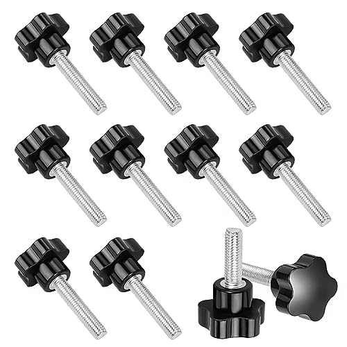 HSeaMall 10 Stück Sterngriffschraube M8x40mm Sternkopfschraube Möbelgriff Rändelschraube Schwarz für Werkzeugmaschinen, Mechanische Geräte HSeaMall 10 Stück Sterngriffschraube M8x40mm Sternkopfschraube Möbelgriff Rändelschraube Schwarz für Werkzeugmaschinen, Mechanische Geräte von HSEAMALL