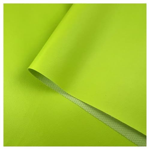 HSIRYAOHD Polsterstoff, Kunstleder, hochwertiges weiches Material, Vinyl-Stoff, Polsterung, Nähen, Sofa, Handtasche, Autositz, Haare, Farbe: Schwarz 2, Größe: 1,6 x 1 m (Hellgrün) von HSIRYAOHD